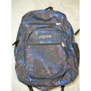 JANSPORT Big Student School Backpack Galaxy Print 34L See Description